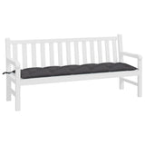 Vidaxl tuinbankkussen 180x50x7 cm oxford stof antracietkleurig - afbeelding 3