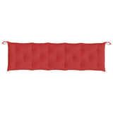 Vidaxl tuinbankkussen 180x50x7 cm oxford stof rood - afbeelding 3