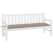 Vidaxl tuinbankkussen 180x50x7 cm oxford stof taupe - afbeelding 3