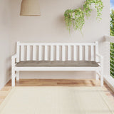 Vidaxl tuinbankkussen 180x50x7 cm oxford stof taupe - afbeelding 1