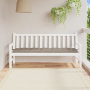 Vidaxl tuinbankkussen 180x50x7 cm oxford stof taupe - afbeelding 1