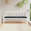Vidaxl tuinbankkussen 180x50x7 cm oxford stof ruitpatroon zwart