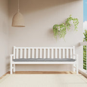 Vidaxl tuinbankkussen 200x50x7 cm oxford stof grijs - afbeelding 1
