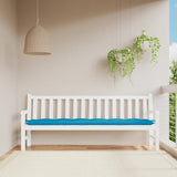 Vidaxl tuinbankkussen 200x50x7 cm oxford stof lichtblauw - afbeelding 1