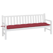 Vidaxl tuinbankkussen 200x50x7 cm oxford stof wijnrood - afbeelding 3