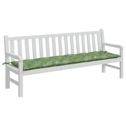 Vidaxl tuinbankkussen bladpatroon 200x50x7 cm stof - afbeelding 3