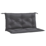 Vidaxl tuinbankkussens 2 st 100x50x7 cm oxford stof antracietkleurig - afbeelding 2