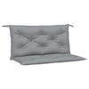 Vidaxl tuinbankkussens 2 st 100x50x7 cm oxford stof grijs