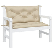 Vidaxl tuinbankkussens 2 st 100x50x7 cm oxford stof beige - afbeelding 3