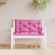 Vidaxl tuinbankkussens 2 st 100x50x7 cm stof roze - afbeelding 3