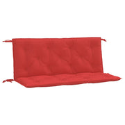 Vidaxl tuinbankkussens 2 st 120x50x7 cm oxford stof rood - afbeelding 2