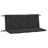 Vidaxl tuinbankkussens 2 st 120x50x7 cm oxford stof zwart - afbeelding 2