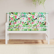 Vidaxl tuinbankkussens 2 st 120x50x7 cm stof meerkleurig - afbeelding 3