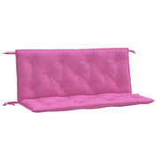 Vidaxl tuinbankkussens 2 st 120x50x7 cm stof roze - afbeelding 2