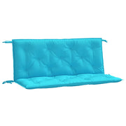 Vidaxl tuinbankkussens 2 st 120x50x7 cm stof turquoise - afbeelding 2
