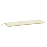 Vidaxl tuinbankkussens 2 st 150x50x7 cm oxford stof crèmewit - afbeelding 3