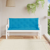 Vidaxl tuinbankkussens 2 st 150x50x7 cm oxford stof lichtblauw - afbeelding 1