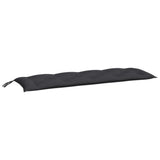 Vidaxl tuinbankkussens 2 st 150x50x7 cm oxford stof zwart - afbeelding 3