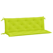 Vidaxl tuinbankkussens 2 st 150x50x7 cm oxford stof heldergroen - afbeelding 2