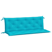 Vidaxl tuinbankkussens 2 st 150x50x7 cm stof turquoise - afbeelding 2