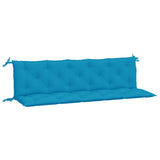 Vidaxl tuinbankkussens 2 st 180x50x7 cm oxford stof lichtblauw - afbeelding 2