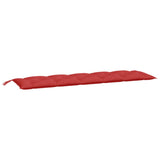 Vidaxl tuinbankkussens 2 st 180x50x7 cm oxford stof rood - afbeelding 3
