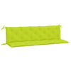 Vidaxl tuinbankkussens 2 st 180x50x7 cm oxford stof heldergroen