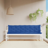 Vidaxl tuinbankkussens 2 st 200x50x7 cm oxford stof blauw - afbeelding 1