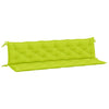 Vidaxl tuinbankkussens 2 st 200x50x7 cm oxford stof heldergroen