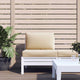 Vidaxl palletkussens 2 st stof beige