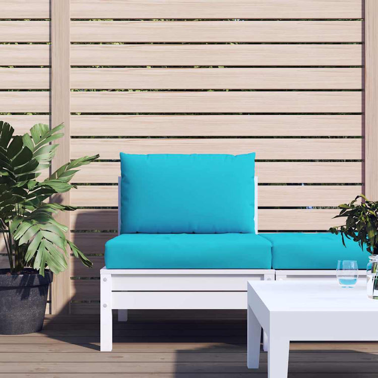 Vidaxl palletkussens 2 st oxford stof turquoise
