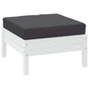 Vidaxl palletkussen 60x60x9,5 cm oxford stof antracietkleurig