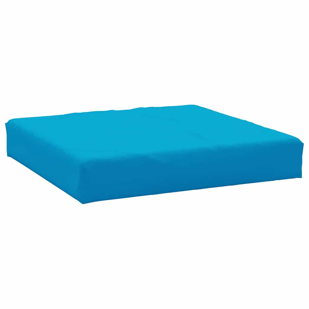 Vidaxl palletkussen 60x60x9,5 cm oxford stof lichtblauw