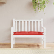 Vidaxl tuinbankkussen 110x50x7 cm oxford stof rood - afbeelding 1