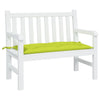 Vidaxl tuinbankkussen 110x50x7 cm oxford stof heldergroen