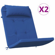 Vidaxl stoelkussens 2 st oxford stof blauw 58 x 77 x 4,5 cm - afbeelding 2