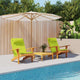 Vidaxl stoelkussens 2 st oxford stof helder groen 58 x 77 x 4,5 cm