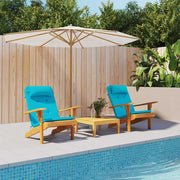 Vidaxl stoelkussens effen 2 pcs turquoise 58 x 77 x 4,5 cm oxford stof - afbeelding 1