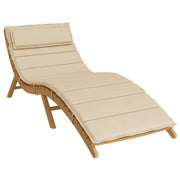 Vidaxl ligbedkussen 180x60x4 cm oxford stof beige - afbeelding 3