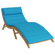 Vidaxl zon loungerkussen lichtblauw 178 x 60 x 4 cm oxford stof - afbeelding 1