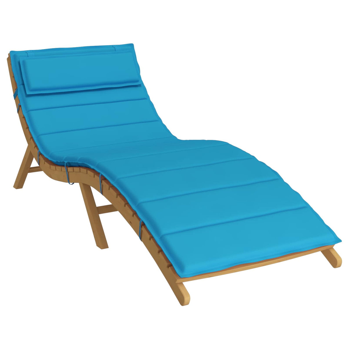 Vidaxl zon loungerkussen lichtblauw 178 x 60 x 4 cm oxford stof