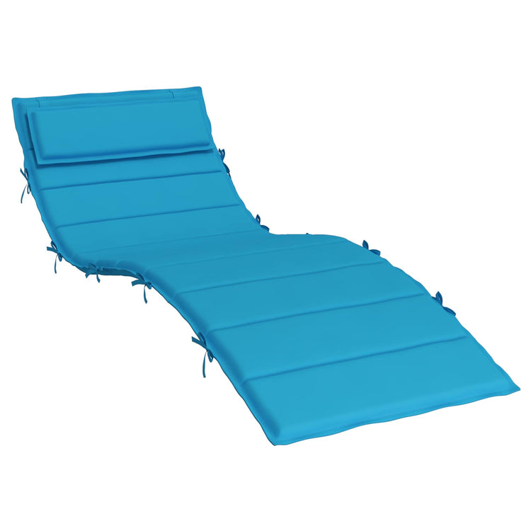 Vidaxl zon loungerkussen lichtblauw 178 x 60 x 4 cm oxford stof