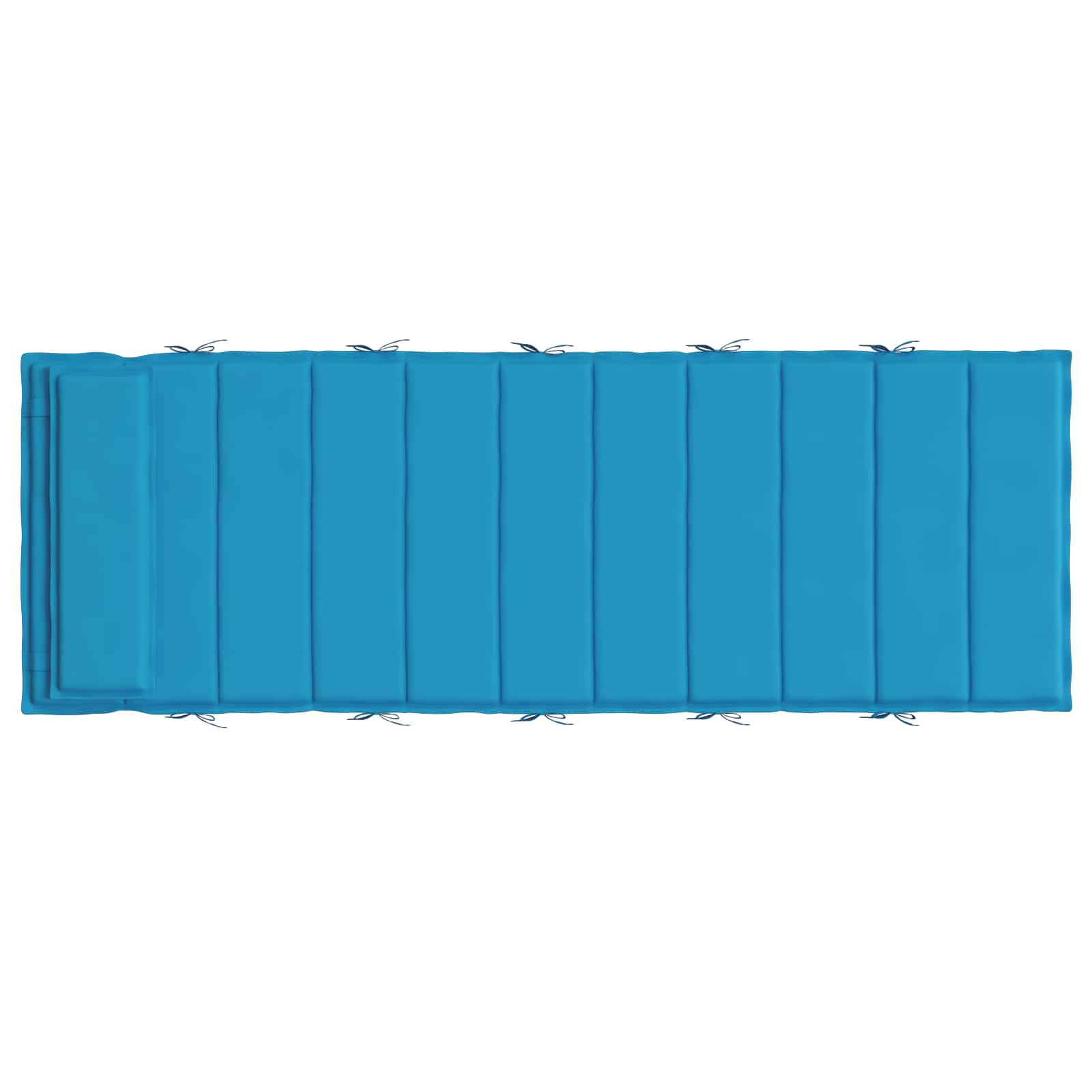 Vidaxl zon loungerkussen lichtblauw 178 x 60 x 4 cm oxford stof