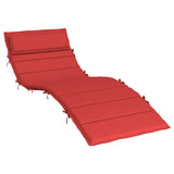Vidaxl ligbedkussen 180x60x4 cm oxford stof rood - afbeelding 2