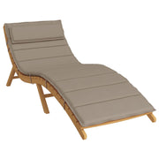 VidaXL Ligbedkussen 180x60x3 cm oxford stof taupe - afbeelding 3