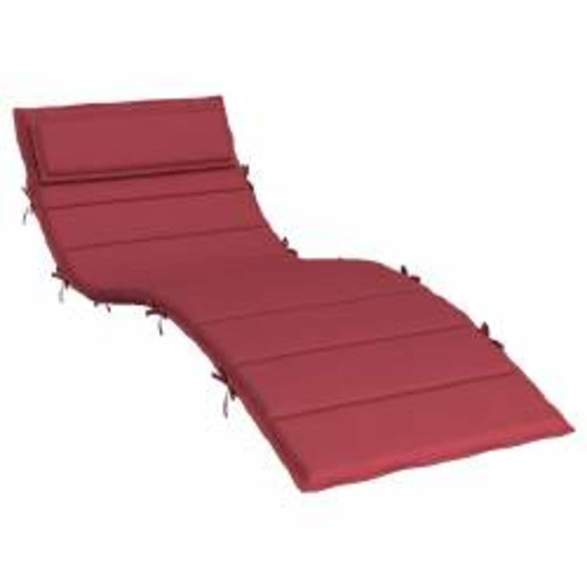 Vidaxl zon loungerkussen wijnrood 178 x 60 x 4 cm oxford stof