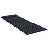 Vidaxl zon loungerkussen geruit zwart 178 x 60 x 4 cm oxford stof