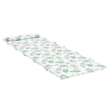 Vidaxl zon loungerkussen wit en groen 178 x 60 x 4 cm oxford stof - afbeelding 3