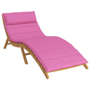 Vidaxl zon loungerkussen roze 178 x 60 x 4 cm oxford stof - afbeelding 1