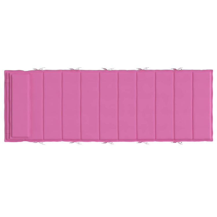 Vidaxl zon loungerkussen roze 178 x 60 x 4 cm oxford stof